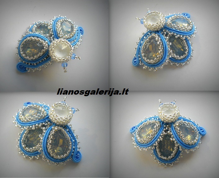 sagė vabaliukas blue & white - Image 3