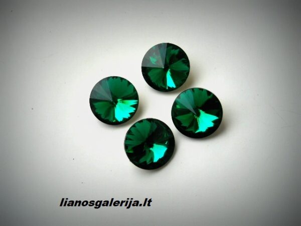 1122 rivoli 12 mm Emerald crystal