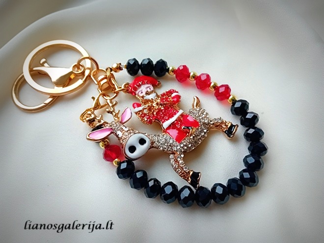 kalėdinis pakabukas"Senis ir elnias"