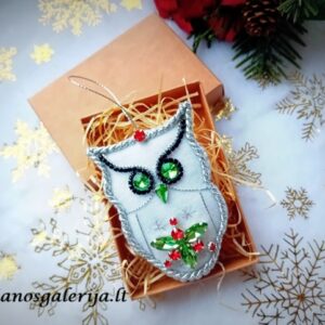 kalėdinis žaisliukas"Pelėda"