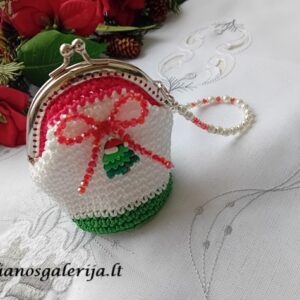 kalėdinė mini piniginė